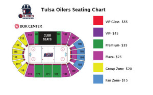 BOK Center Seating Chart | Tulsa Oilers Hockey