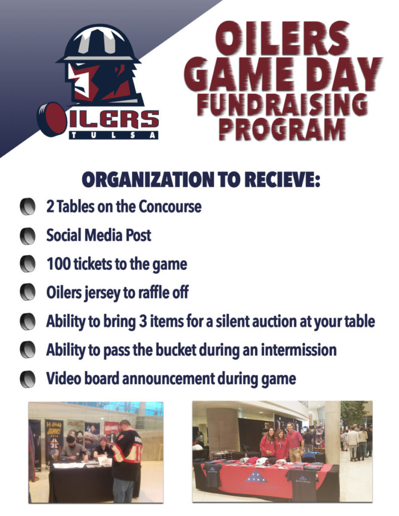 Game Day Fundraising Program | Tulsa Oilers