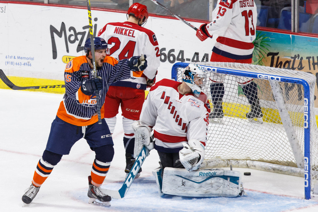 Tulsa Oilers vs Allen Americans at BOK Center in Tulsa, Oklahoma