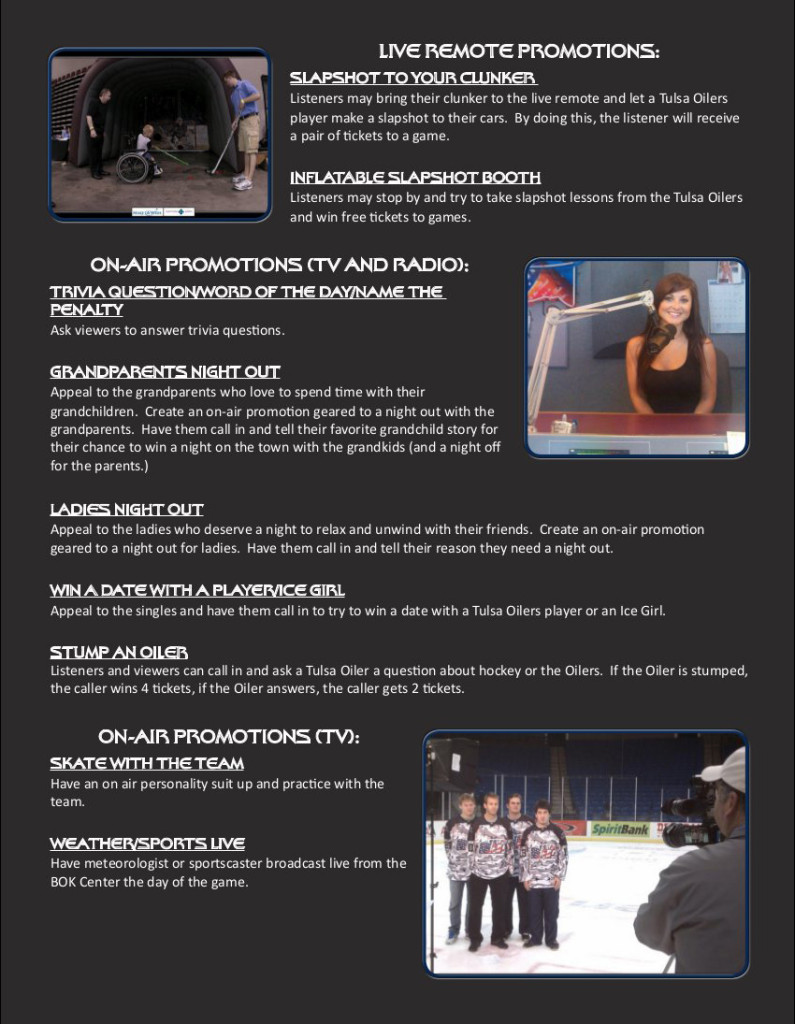 Corporate Sponsorship Opportunities - Page 4 | Tulsa Oilers