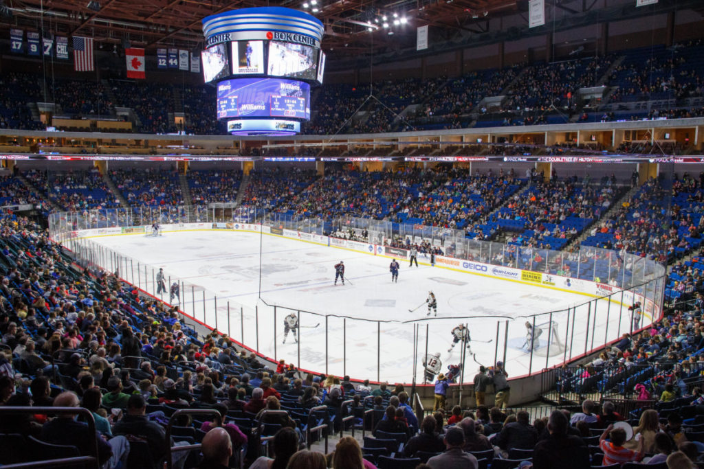 Tulsa Oilers vs Quad City Mallards at BOK Center in Tulsa, Oklahoma