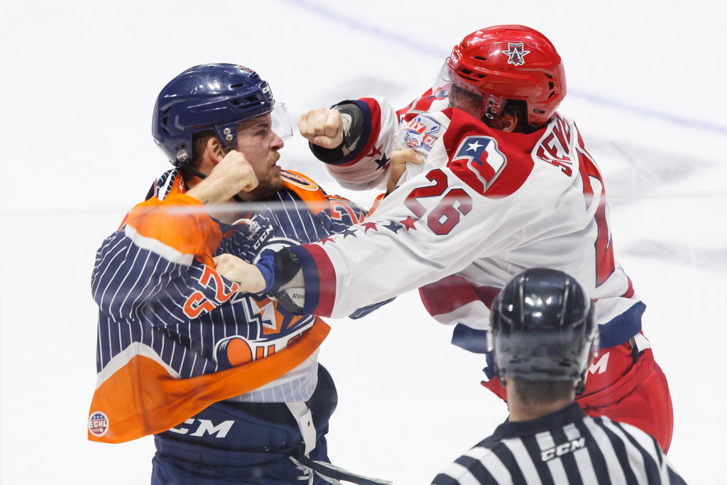 Tulsa Oilers vs Allen Americans at BOK Center in Tulsa, Oklahoma